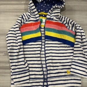 Mini Boden Multicolor Striped Jacket